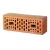 Perforated Loading Bearing Red Bricks   pressure-resistant   Al-Yamamah  Size 400×200×113    mm 